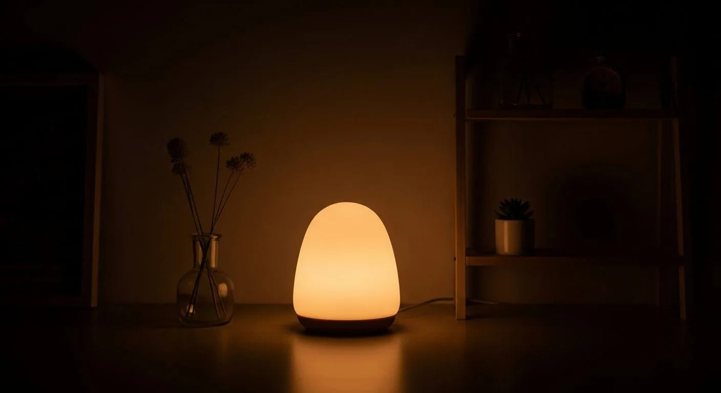 Quiet nursery at night during a postpartum night doula shift in a San Francisco home